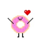 Donut pixel life（個別スタンプ：3）