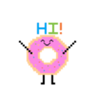 Donut pixel life（個別スタンプ：4）