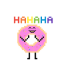 Donut pixel life（個別スタンプ：6）