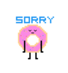 Donut pixel life（個別スタンプ：8）