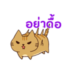 ラブラブ猫 : 大好き タイ語（個別スタンプ：24）