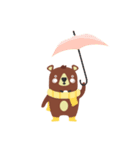 Little brown bear.（個別スタンプ：2）