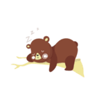 Little brown bear.（個別スタンプ：3）