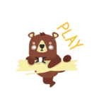 Little brown bear.（個別スタンプ：5）