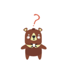 Little brown bear.（個別スタンプ：7）