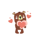 Little brown bear.（個別スタンプ：13）