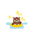 Little brown bear.（個別スタンプ：15）