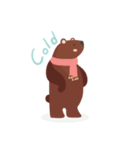 Little brown bear.（個別スタンプ：16）