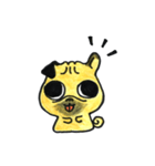 文字無しスタンプ PUG（個別スタンプ：5）