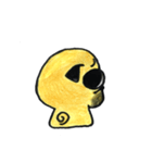 文字無しスタンプ PUG（個別スタンプ：9）