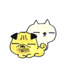 文字無しスタンプ PUG（個別スタンプ：10）