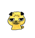 文字無しスタンプ PUG（個別スタンプ：16）