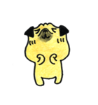 文字無しスタンプ PUG（個別スタンプ：18）
