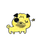 文字無しスタンプ PUG（個別スタンプ：24）