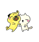 文字無しスタンプ PUG（個別スタンプ：35）