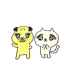 文字無しスタンプ PUG（個別スタンプ：37）