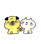 文字無しスタンプ PUG（個別スタンプ：38）