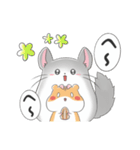 ゆるかわチンチラ ＆ハムスター1（個別スタンプ：35）