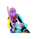 Moto Race Rainbow-colored Riders 31 @09（個別スタンプ：5）