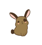ラブラブウサギ : 大好き タイ語（個別スタンプ：1）