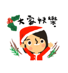 akai merry christmas.（個別スタンプ：3）