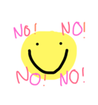 Happy Yellow Circle（個別スタンプ：3）