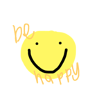 Happy Yellow Circle（個別スタンプ：7）