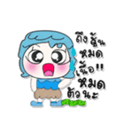 >>My name is Narak. ^^！（個別スタンプ：11）