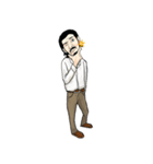 Beard Man in office suit（個別スタンプ：24）