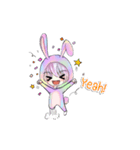 Ammieka bunny girl Animation 1（個別スタンプ：7）