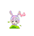 Ammieka bunny girl Animation 1（個別スタンプ：13）