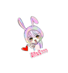 Ammieka bunny girl Animation 1（個別スタンプ：14）