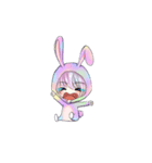 Ammieka bunny girl Animation 1（個別スタンプ：16）