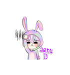 Ammieka bunny girl Animation 1（個別スタンプ：20）