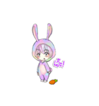 Ammieka bunny girl Animation 1（個別スタンプ：23）