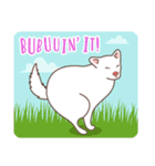 Bubuu the Albino Dog（個別スタンプ：13）