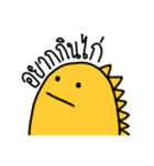 mini yellow dinosaur（個別スタンプ：3）