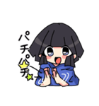 まっくろ黒髪女の子（個別スタンプ：36）