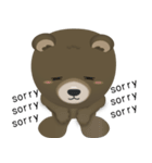 the bear ~ very high（個別スタンプ：35）