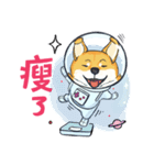 宇宙飛行士 芝犬（個別スタンプ：5）