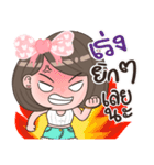 Bow pink（個別スタンプ：21）