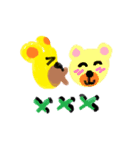 Yellow Bear By MeBuddest（個別スタンプ：3）