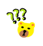 Yellow Bear By MeBuddest（個別スタンプ：7）