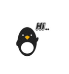 Adelie Penguin Cute Eng（個別スタンプ：3）