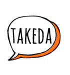 【TAKEDA】専用スタンプ（個別スタンプ：40）