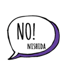 【NISHIDA】専用スタンプ（個別スタンプ：9）