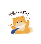 紅白わんこ～冬のよそおい～（個別スタンプ：8）