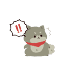 紅白わんこ～冬のよそおい～（個別スタンプ：19）
