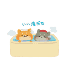 紅白わんこ～冬のよそおい～（個別スタンプ：23）