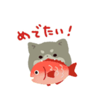 紅白わんこ～冬のよそおい～（個別スタンプ：34）